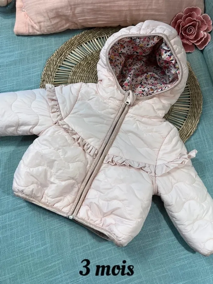 Veste mi-saison réversible 3 mois - photo numéro 5