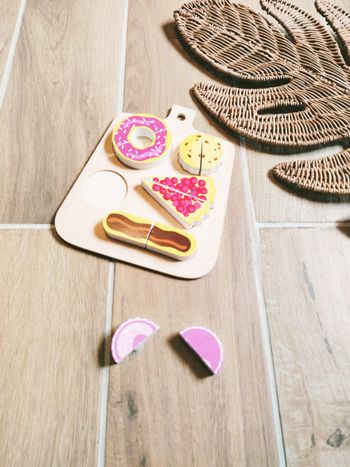 🍩Jeu d'imitation - Dinette Plateau de pâtisseries à scratch - 