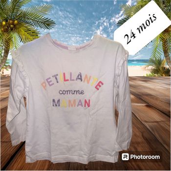 Maillot manches longues pétillante comme maman