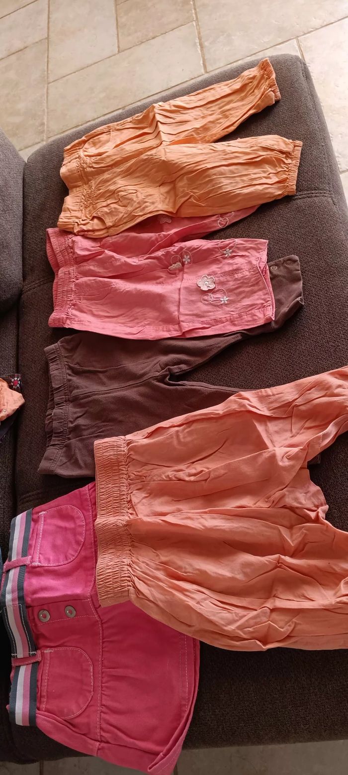 (lot009) Lot 34 vêtements été fille 12 mois - photo numéro 5