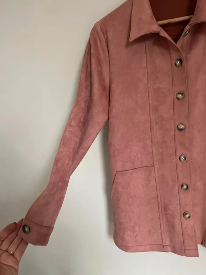 Veste surchemise vieux rose Ycoo - photo numéro 2