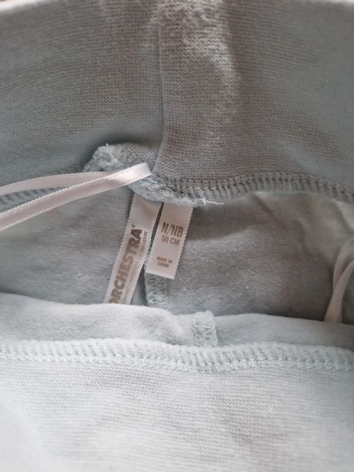 Legging fille Orchestra bleu ciel naissance 50 cm - photo numéro 3