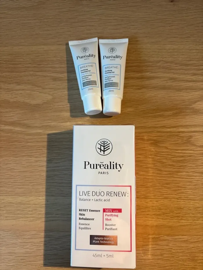 Lot Purêality Paris – Routine Purifiante