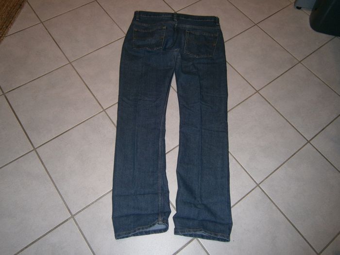 Jeans bleu à boutons Taille XL - photo numéro 6