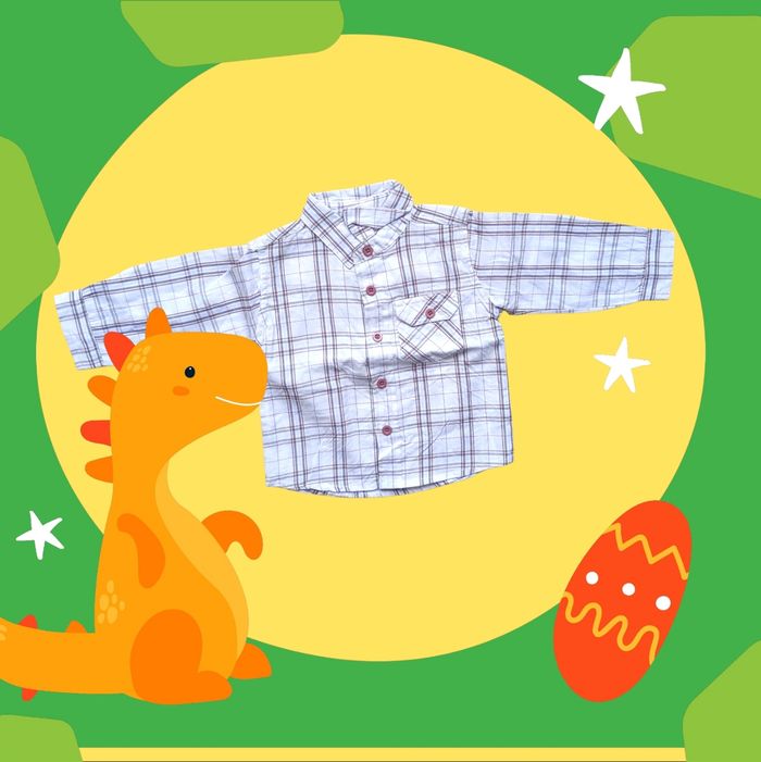 Chemise à carreaux bébé garçon taille 9 mois
