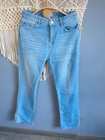 Jean droit taille haute