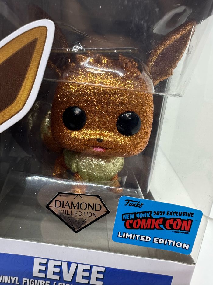 Funko Pop Pokemon Eevee 626 Diamond NYCC 2021 🇺🇸 - photo numéro 2