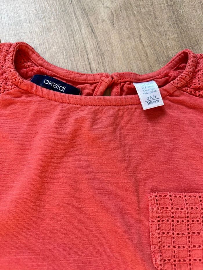 T-shirt Obaïbi 3 ans TBE - photo numéro 2