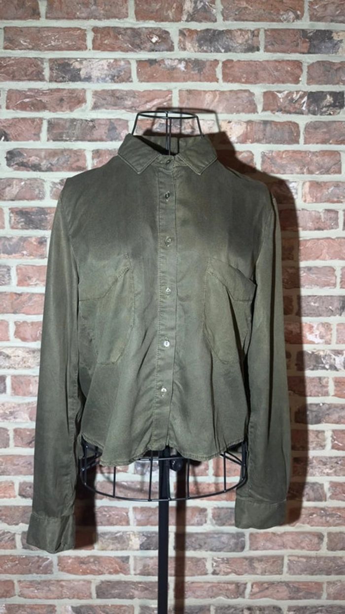 Chemise kaki Zara Taille XS / 34