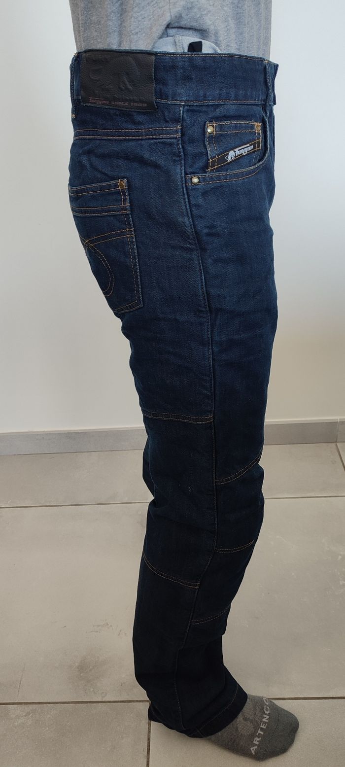 Pantalon de moto jean D03 marque Furygan - taille 40 - excellent état - photo numéro 10
