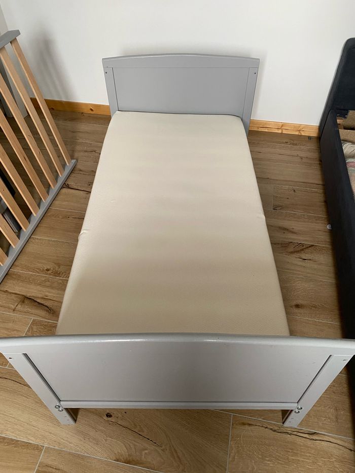 Lit évolutif 70x140 gris - photo numéro 2
