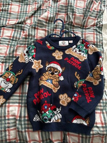 Pull pat patrouille de Noël 4-5 ans 