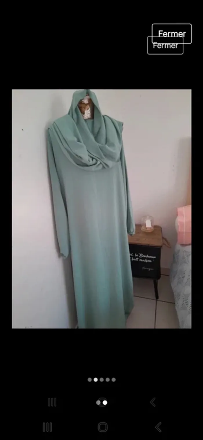 Djellaba avec foulard - photo numéro 3
