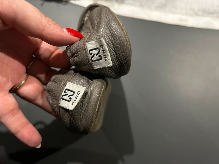 Chausson enfant en cuir T22-23 - photo numéro 4