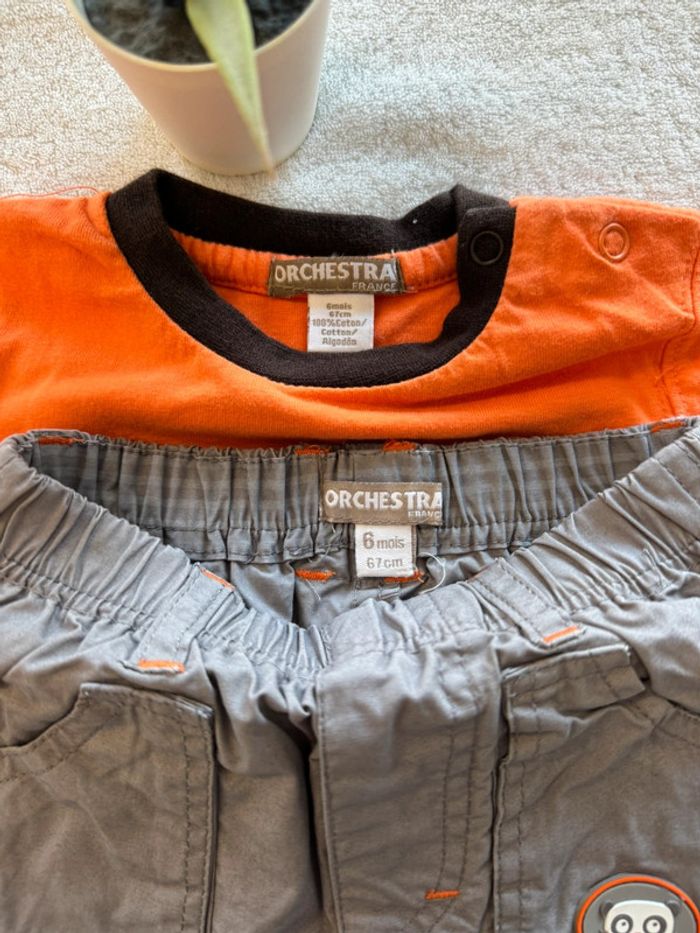 Ensemble gris et orange - photo numéro 5