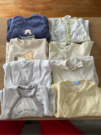 Lot de pyjama hiver 0-3 mois