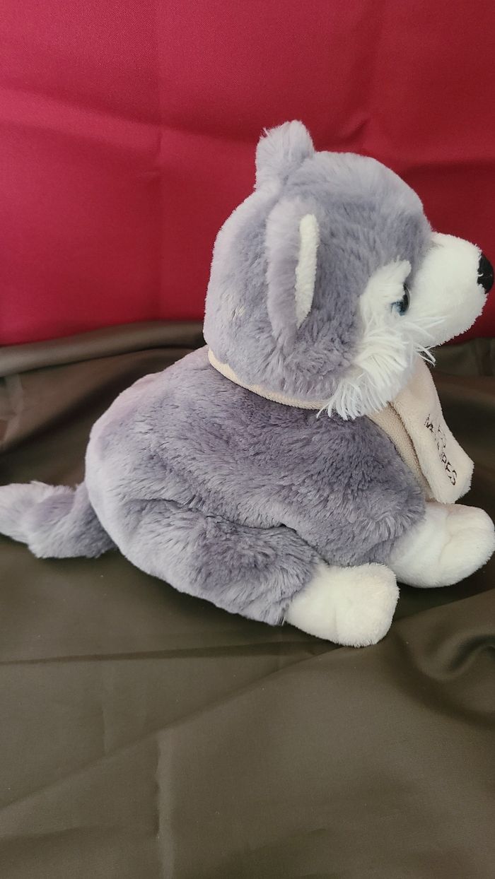 peluche les menuires husky - photo numéro 2