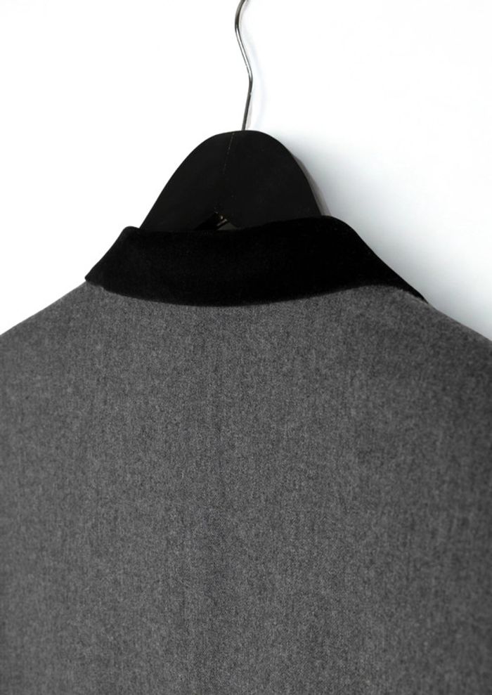 Veste Blazer costume bicolore gris noir • Blazer suit jacket black grey The Kooples Taille 48 (M) - photo numéro 12