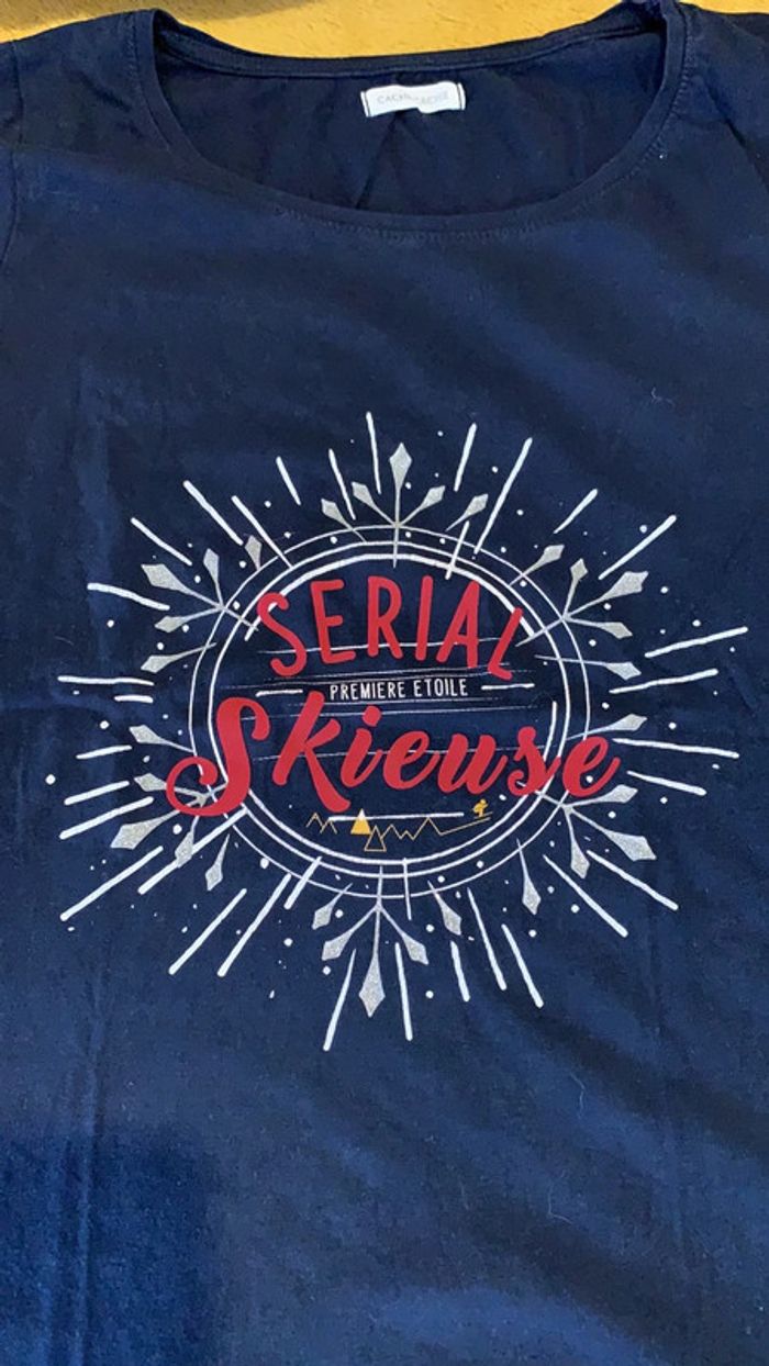 Tee-shirt manches courtes taille xs/14ans - photo numéro 3