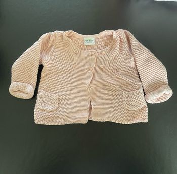 Gilet TAO rose 9 mois