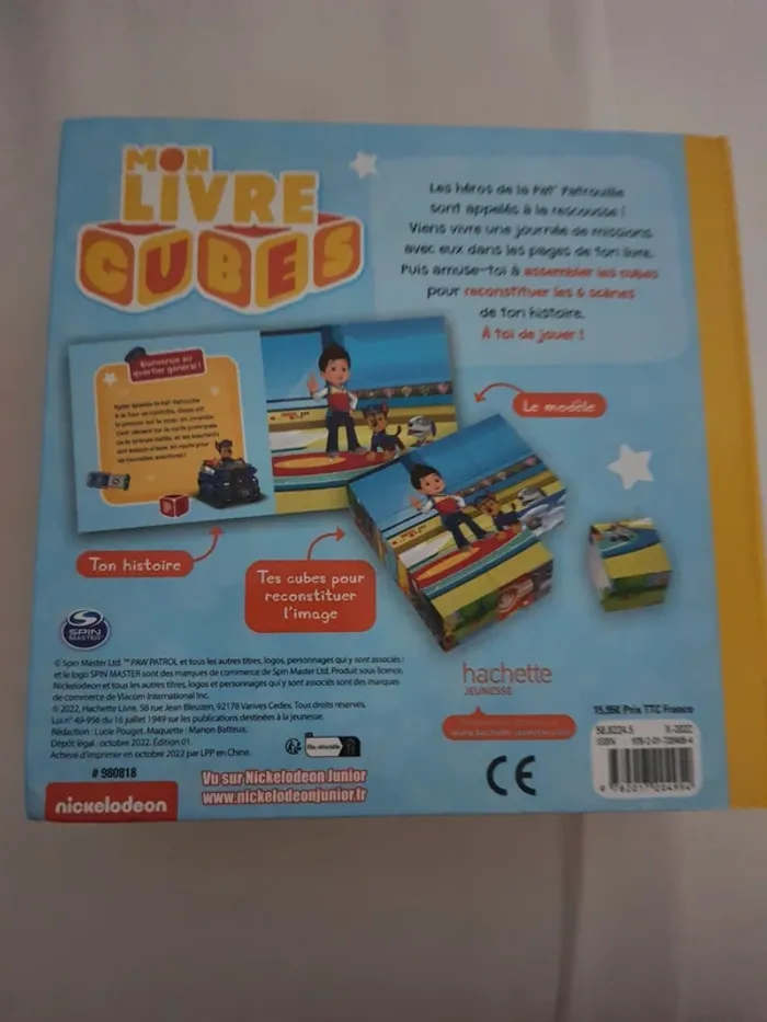 Livre cube Pat Patrouille - photo numéro 2