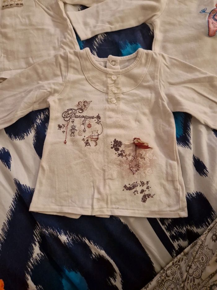 Tee-shirts fille 6mois - photo numéro 2
