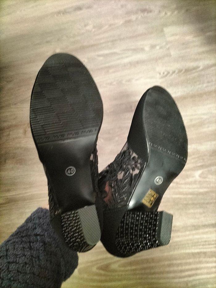 Bottine noire 40 neuve - photo numéro 7