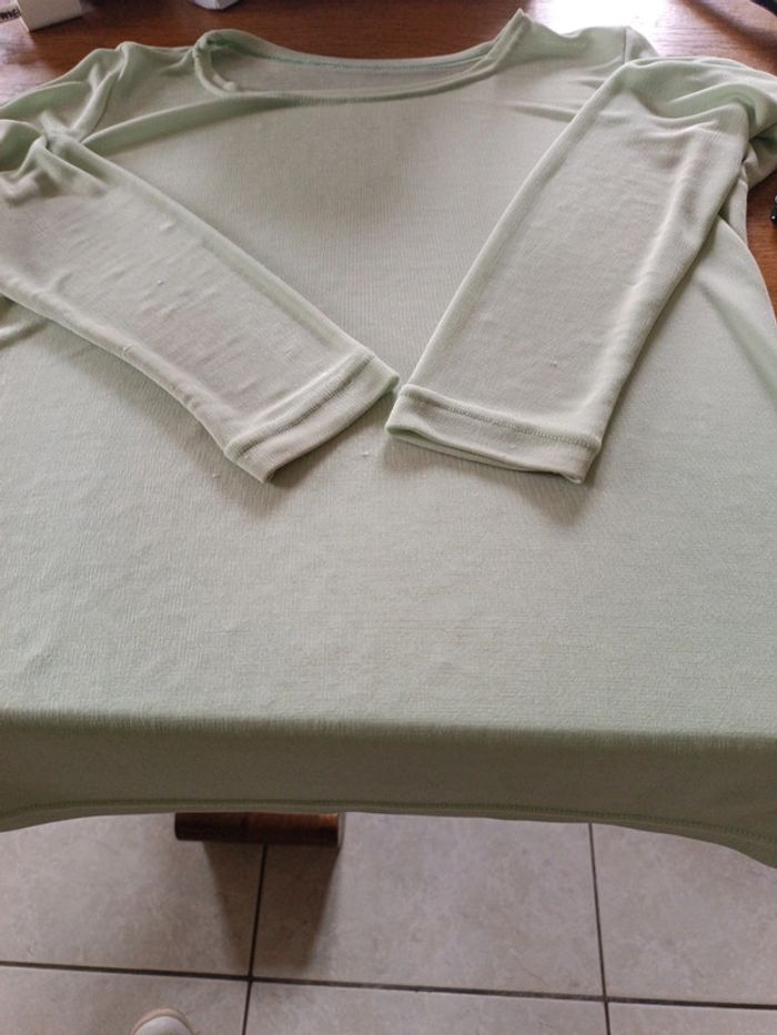 T-shirt vert d'eau 38 - photo numéro 3