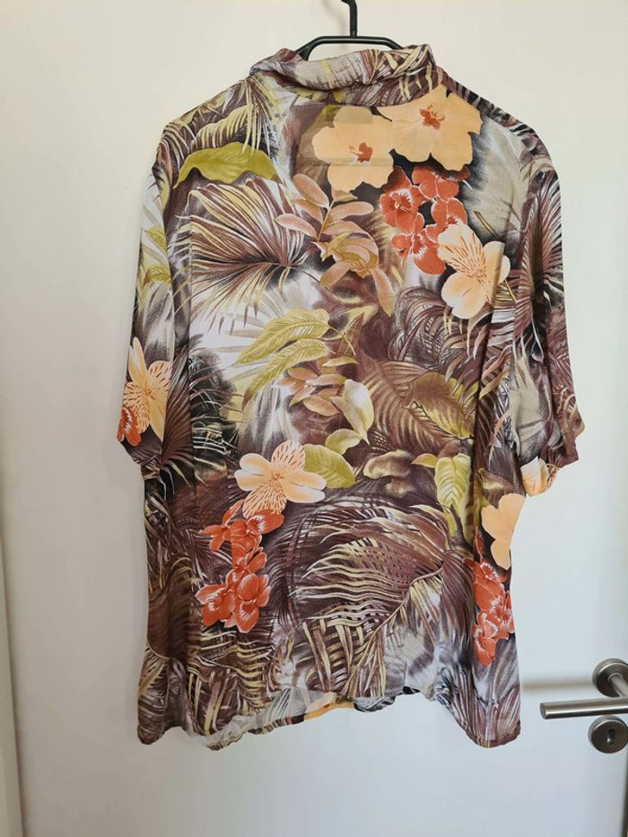 Chemise fleuri viscose taille 52 - photo numéro 5