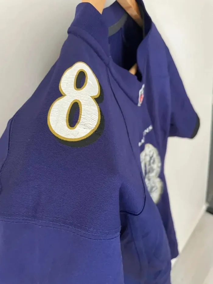 Nike Maillot NFL jersey #8 Jackson Baltimore Ravens 🏈 Mens S - photo numéro 6