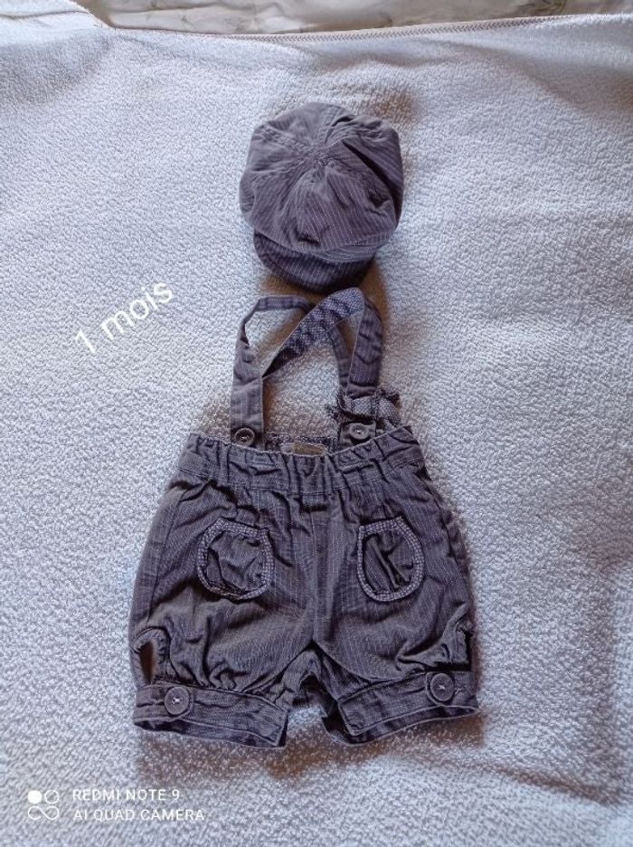 Ensemble short casquette
