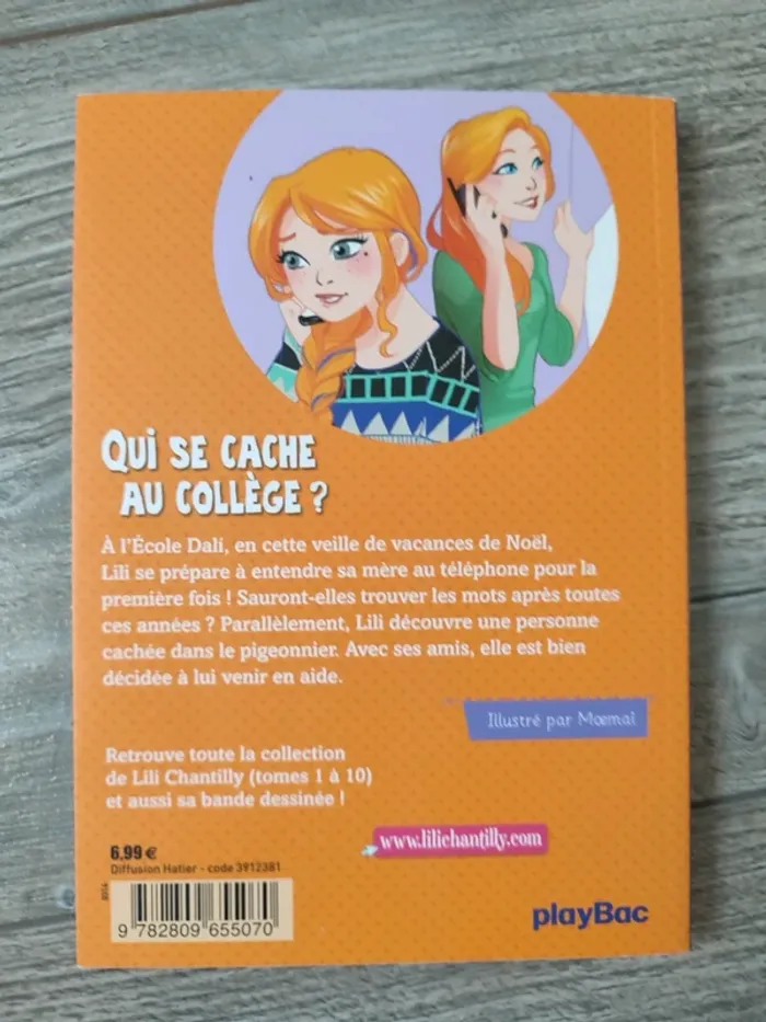 Livre Lili chantilly "Qui se cache au collège" - photo numéro 2