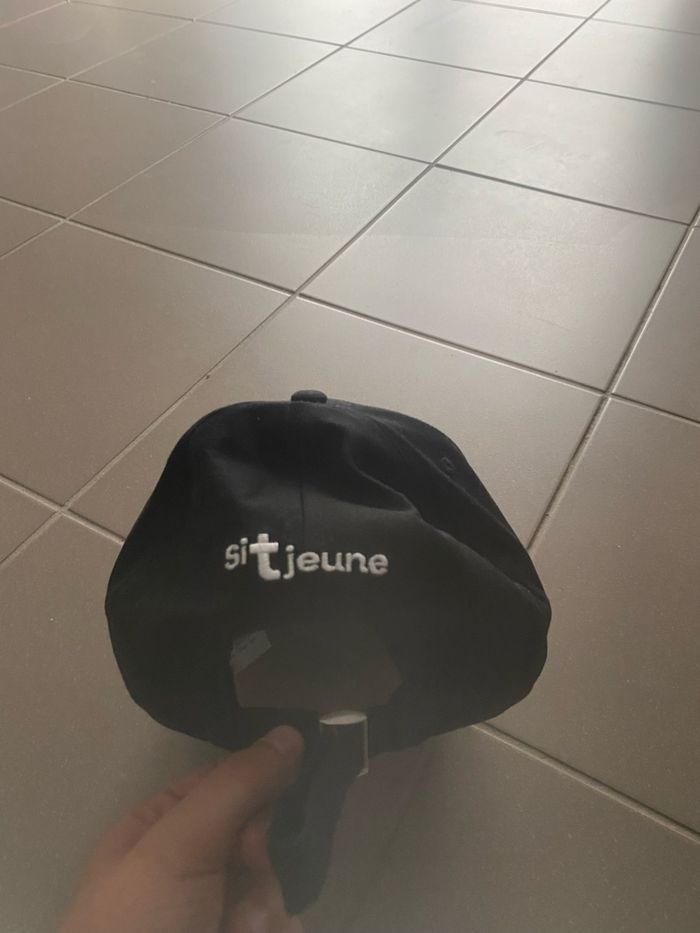 Casquette Atlantis Noir Cœur Rouge si†jeune S 🧢 - photo numéro 4