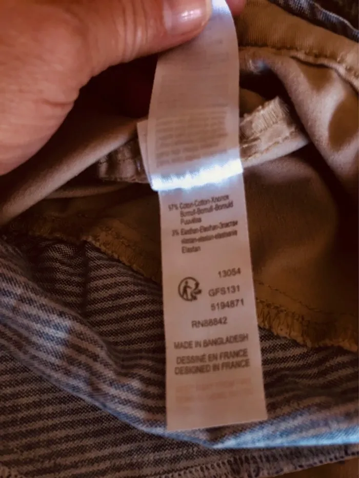 Pantalon chino beige la Redoute - photo numéro 6