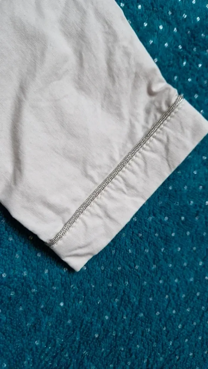 Pantalon beige en toile 4ans obaïbi - photo numéro 3