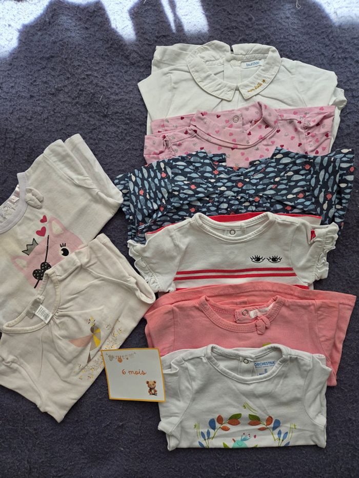 Lot hauts automne hiver fille 6 mois