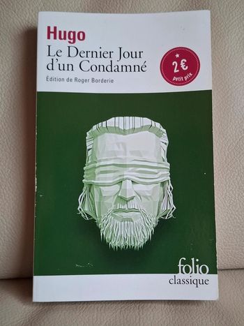 Livre le dernier jour d un condamné