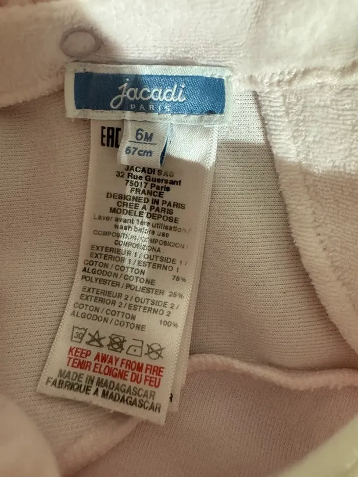 Grenouillere pyjama jacadi - photo numéro 2