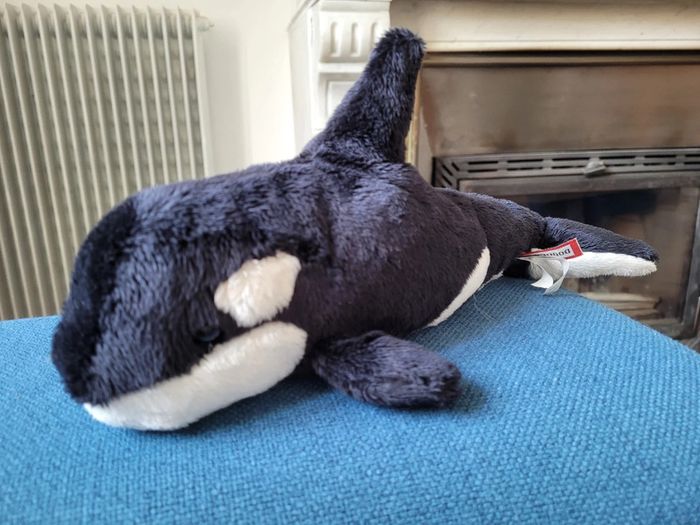 Peluche 31cm Orque Douglas (Baleine, dauphin, océan, mer) doux doudou collection - photo numéro 2