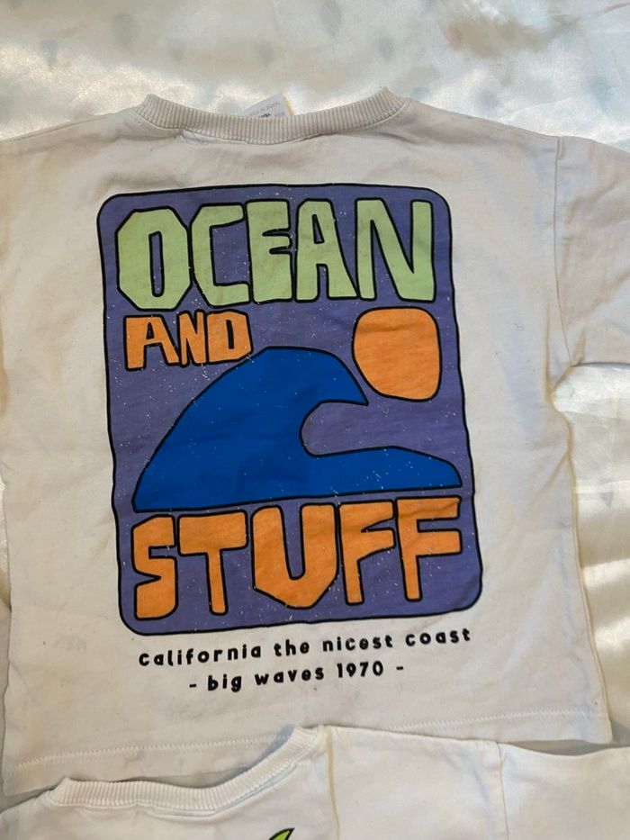 Lot 3 tee shirt Zara 18 mois - photo numéro 4