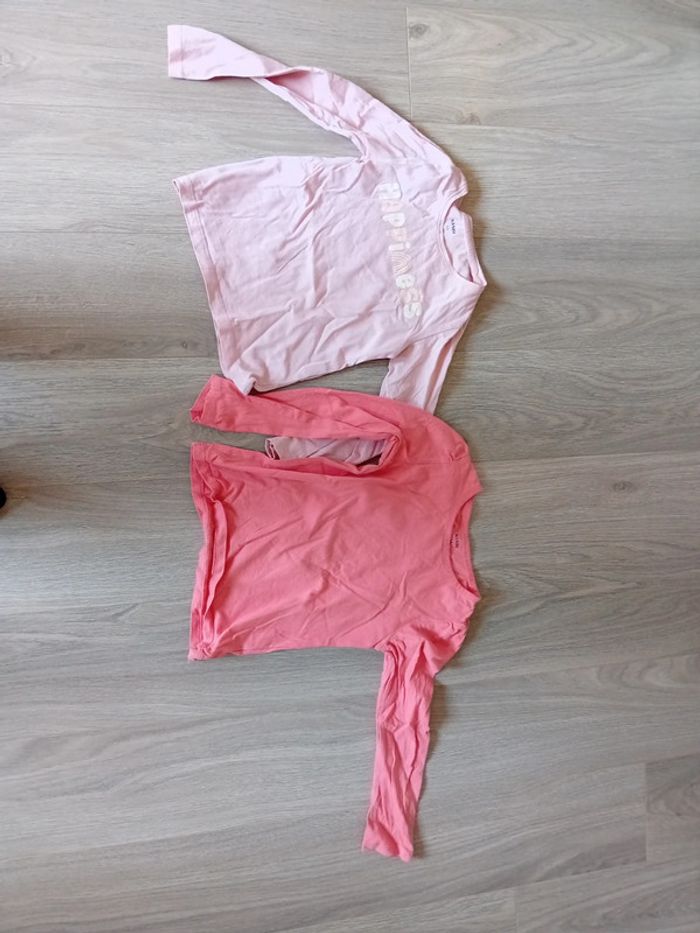 Lot 2 tee shirt manches longue 6 ans