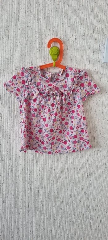 Blouse manche courte taille 6 ans tape à l'œil