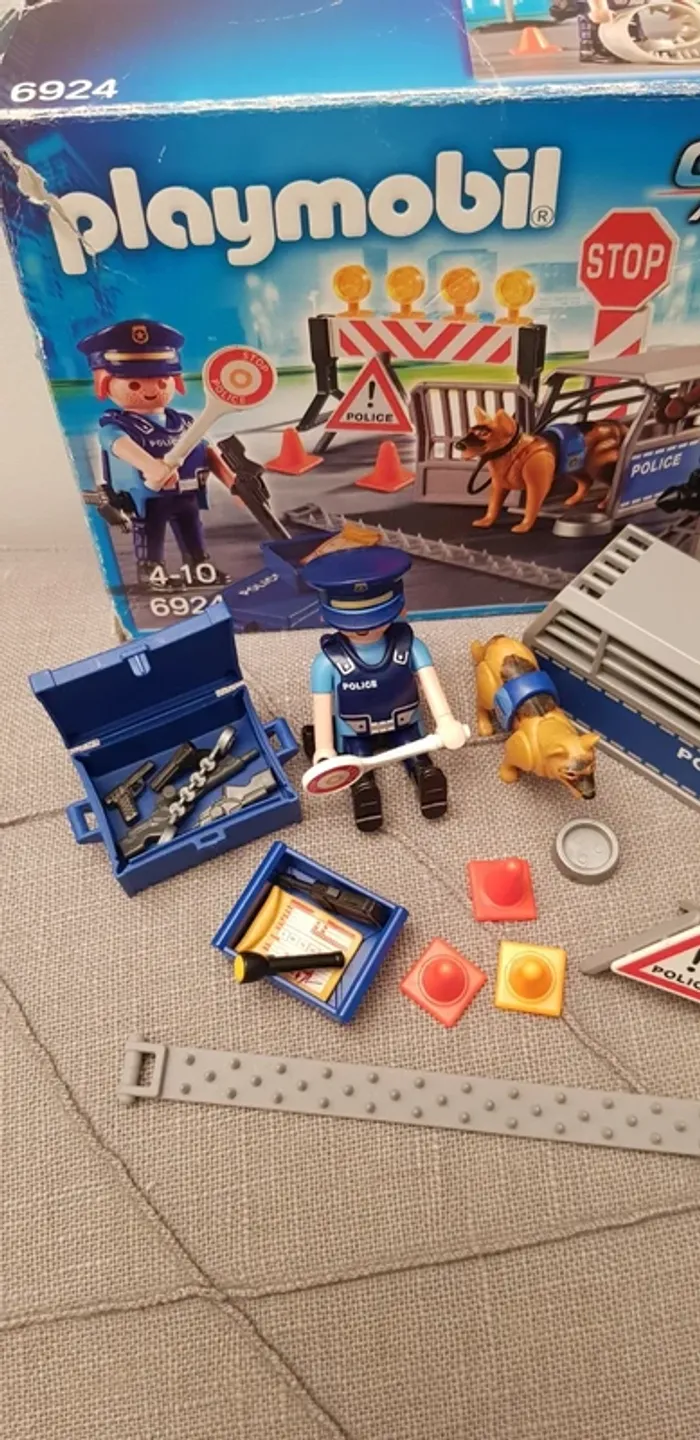 Playmobil City Action 6924 - Barrage de police - T. Dès 4 ans - photo numéro 3
