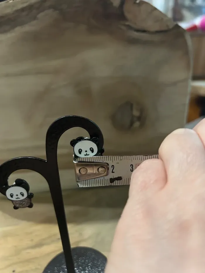 Boucles d’oreilles panda - photo numéro 5