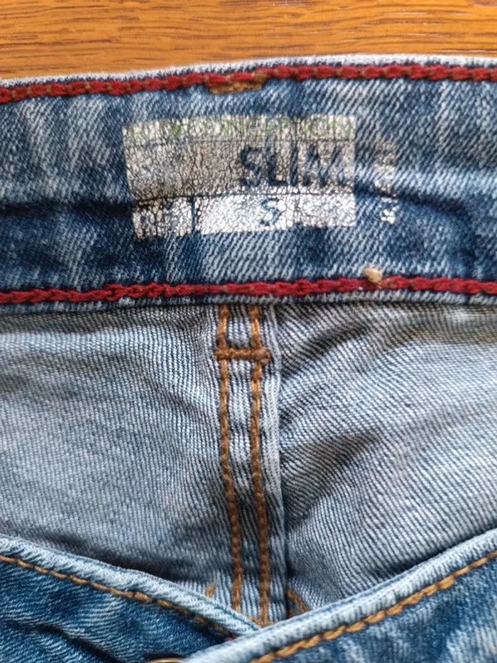 Jean slim bleu Kiabi S - photo numéro 5