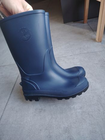 Botte de pluie bleu