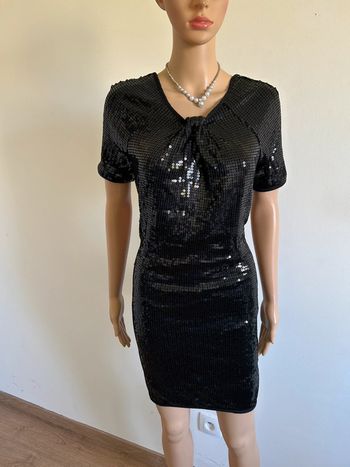Robe noire en sequins Morgan taille S jamais portée