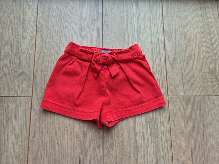 Short rouge 18 mois