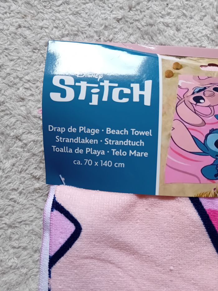 Serviette de bain/plage Disney stitch - photo numéro 3