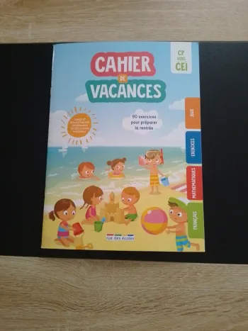 Cahier de vacances du CP au ce1 neuf édition 2025